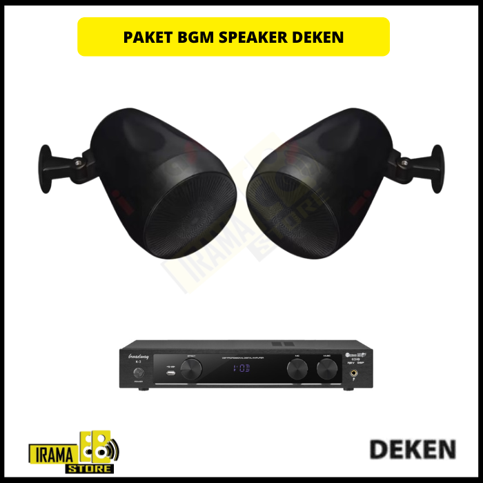 Paket Background Music Indoor Outdoor Speaker Deken 5 Inch - 2 Speaker